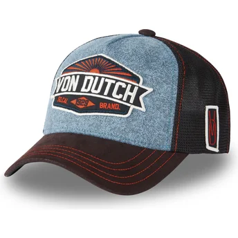 Blå och svart LEA02 truckerkeps från Von Dutch