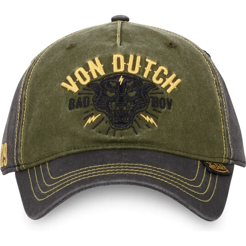 gron-och-gra-bojd-justerbar-keps-bad-cb-fran-von-dutch