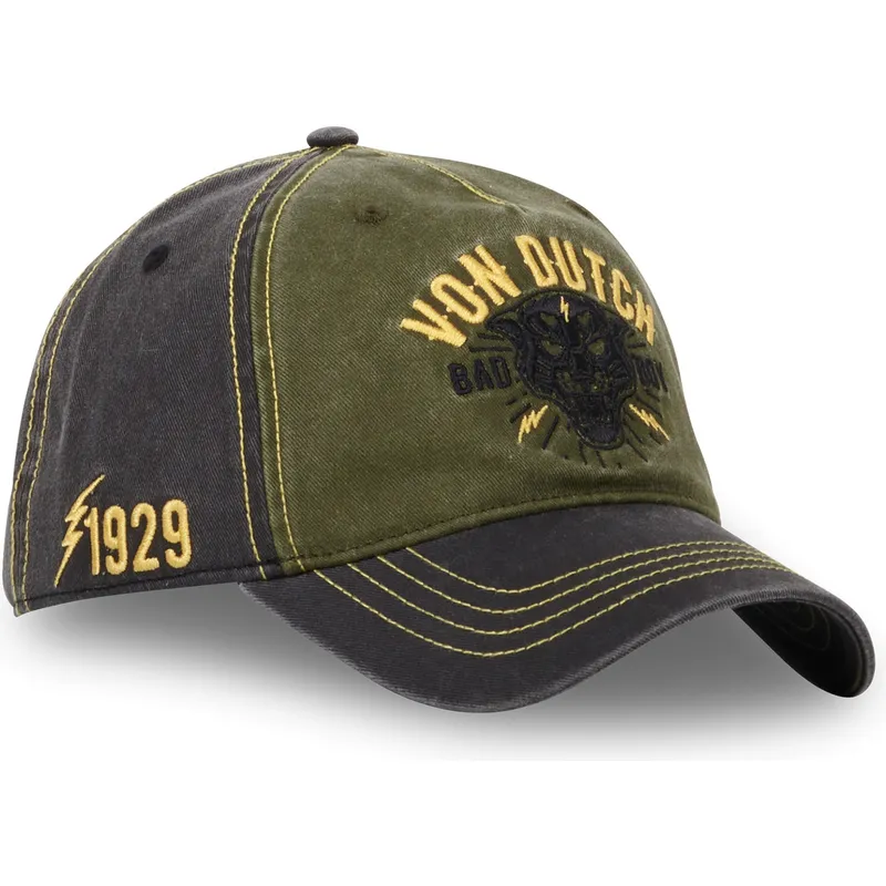 gron-och-gra-bojd-justerbar-keps-bad-cb-fran-von-dutch