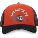 truckerkeps-orange-och-svart-crew17-fran-von-dutch