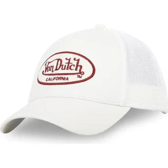 Vit truckerkeps TERRYLOG02 från Von Dutch