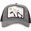 capslab-tom-och-jerry-taj5-looney-tunes-gra-och-svart-truckerkeps