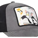 capslab-tom-och-jerry-taj5-looney-tunes-gra-och-svart-truckerkeps