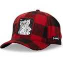 capslab-tom-taj5-tj6-looney-tunes-rod-och-svart-bojd-snapback-keps