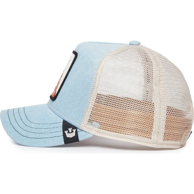 truckerkeps-bla-och-vit-giraff-high-the-giraffe-the-farm-fran-goorin-bros