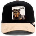 goorin-bros-svart-och-beige-truckerkeps-med-rottweiler-the-guard-dog-the-farm