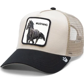 beige-och-svart-trucker-keps-hast-the-mustang-the-farm-fran-goorin-bros
