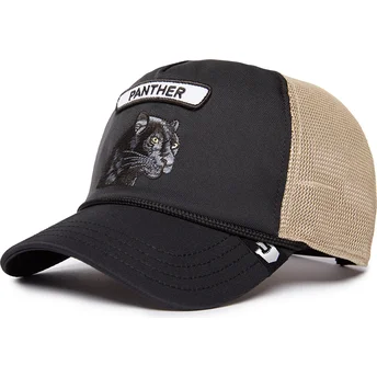 svart-och-beige-trucker-keps-panter-gb2-black-panther-the-rocker-the-farm-fran-goorin-bros