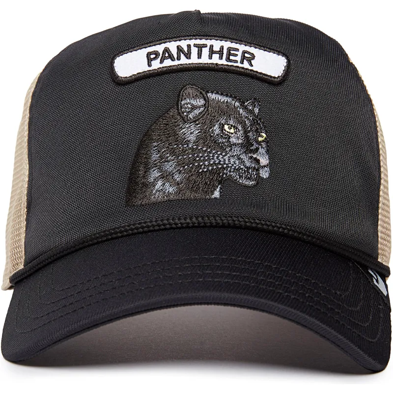 svart-och-beige-trucker-keps-panter-gb2-black-panther-the-rocker-the-farm-fran-goorin-bros