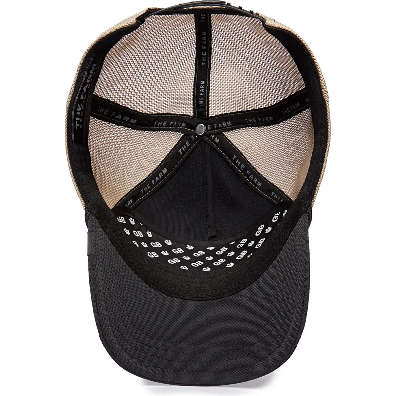 svart-och-beige-trucker-keps-panter-gb2-black-panther-the-rocker-the-farm-fran-goorin-bros