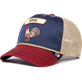 Gorra trucker flerfärgad tupp Cock GB2 Rooster The Rocker The Farm från Goorin Bros.