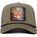 gron-kurvad-keps-snapback-rav-foxy-duck-canvas-the-farm-fran-goorin-bros
