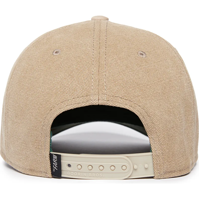 beige-bojd-keps-snapback-anka-lucky-duck-canvas-the-farm-fran-goorin-bros