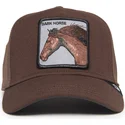 brun-bojd-keps-snapback-hast-dark-horse-field-100-all-season-wool-the-farm-fran-goorin-bros