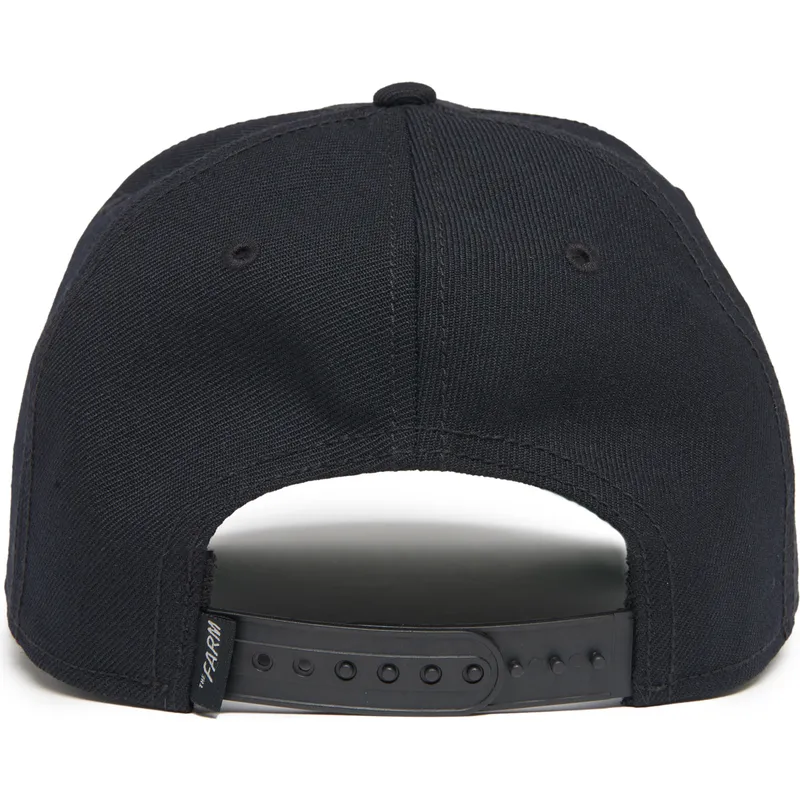 svart-bojd-snapback-keps-lejon-king-field-100-all-season-wool-the-farm-fran-goorin-bros