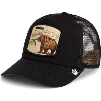 goorin-bros-svart-truckerkeps-med-smokey-bear-camp-crasher-park-range-the-farm