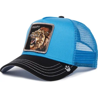 goorin-bros-mighty-lion-fan-the-farm-bla-och-svart-truckerkeps-med-lejon