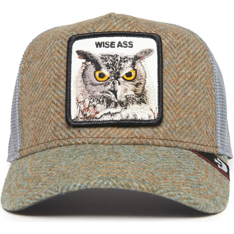 flerfargad-trucker-keps-uggla-wise-ass-moon-owl-uk-plaid-the-farm-fran-goorin-bros