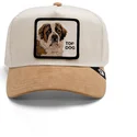 truckerkeps-beige-hund-sankt-bernhard-top-dog-the-suede-st-bernard-the-farm-fran-goorin-bros