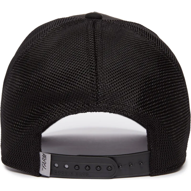 svart-trucker-keps-panter-the-suede-panther-blacked-out-the-farm-fran-goorin-bros
