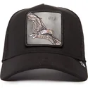 svart-trucker-keps-fladdermus-fly-the-suede-bat-blacked-out-the-farm-fran-goorin-bros