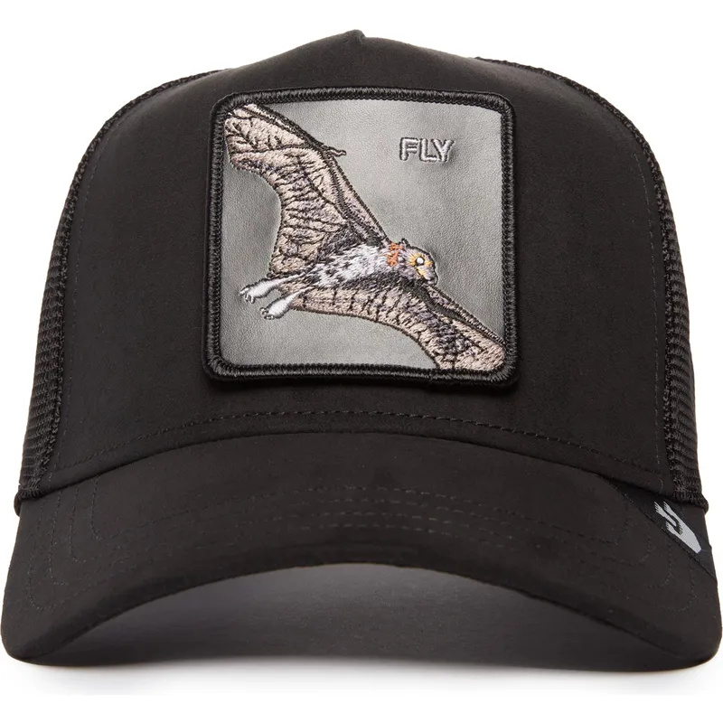 svart-trucker-keps-fladdermus-fly-the-suede-bat-blacked-out-the-farm-fran-goorin-bros