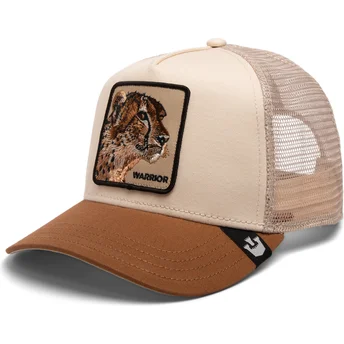 goorin-bros-beige-och-brun-gepardtruckerkeps-the-warrior-cheetah-big-cats-the-farm