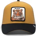 truckerkeps-brun-och-svart-tiger-the-wildcat-tiger-big-cats-the-farm-fran-goorin-bros