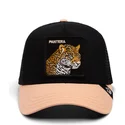 truckerkeps-svart-och-beige-leopard-the-pantera-big-cats-the-farm-fran-goorin-bros
