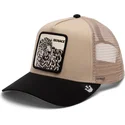 goorin-bros-keps-trucker-beige-och-svart-leopard-menace-the-snow-leopard-big-cats-the-farm