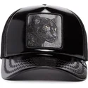 svart-trucker-keps-pantern-obsidian-panther-puff-patent-the-farm-fran-goorin-bros