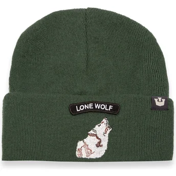 Grön vargkeps Lone Wolf Soft Rock Wolf Classic Knit The...