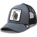 gra-trucker-keps-for-barn-mammut-mammoth-fuzzy-trunk-extinct-the-farm-fran-goorin-bros