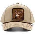 goorin-bros-the-farm-snapback-ljusbrun-kurvad-keps-med-bjorn-bear-bare-duck-canvas
