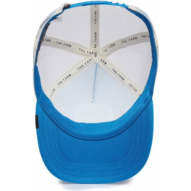 truckerkeps-bla-och-vit-for-barn-tiger-wild-stripes-the-farm-fran-goorin-bros