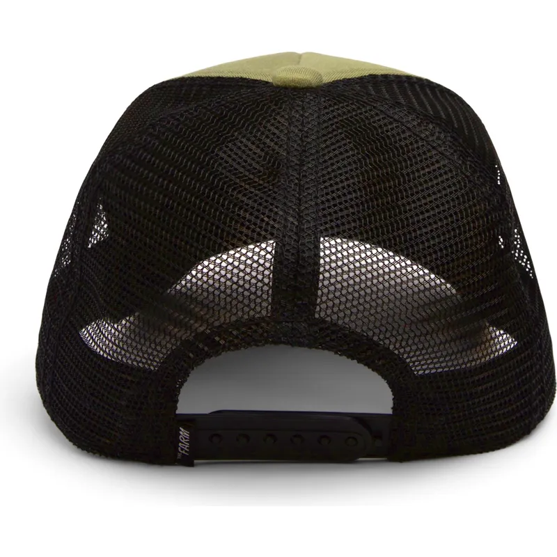 truckerkeps-gron-och-svart-for-barn-sabeltand-fierce-cat-teefs-extinct-the-farm-fran-goorin-bros