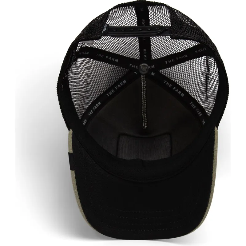 truckerkeps-gron-och-svart-for-barn-sabeltand-fierce-cat-teefs-extinct-the-farm-fran-goorin-bros