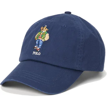 Justerbar marinblå twillkeps med Polo Bear från Polo Ralph Lauren