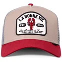 gorra-trucker-beige-gra-och-rod-la-bonne-vie-hft-fran-djinns