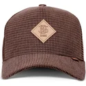 gorra-trucker-marron-hft-waffle-cord-de-djinns