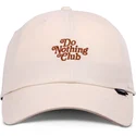 gorra-curva-beige-ajustable-do-nothing-club-dnc-30th-de-djinns