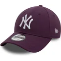 new-era-mlb-new-york-yankees-9forty-league-essential-justerbar-violett-bojd-keps