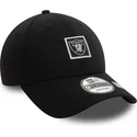 las-vegas-raiders-nfl-9forty-metallic-patch-svart-justerbar-bojd-keps-fran-new-era
