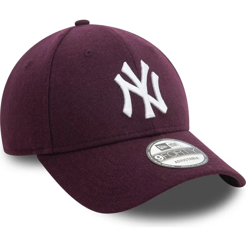 new-era-new-york-yankees-mlb-9forty-melton-wool-lila-bojd-snapback-keps