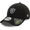 svart-bojd-justerbar-keps-9forty-repreve-mini-logo-fran-las-vegas-raiders-nfl-av-new-era