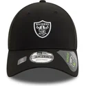 svart-bojd-justerbar-keps-9forty-repreve-mini-logo-fran-las-vegas-raiders-nfl-av-new-era