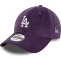 kepsar-curva-violett-justerbart-band-9forty-cord-fran-los-angeles-dodgers-mlb-av-new-era