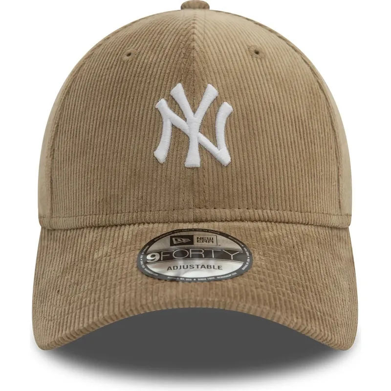 bojd-beige-justerbar-keps-9forty-cord-fran-new-york-yankees-mlb-av-new-era