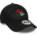 new-era-9twenty-rose-icon-svart-justerbar-bojd-keps