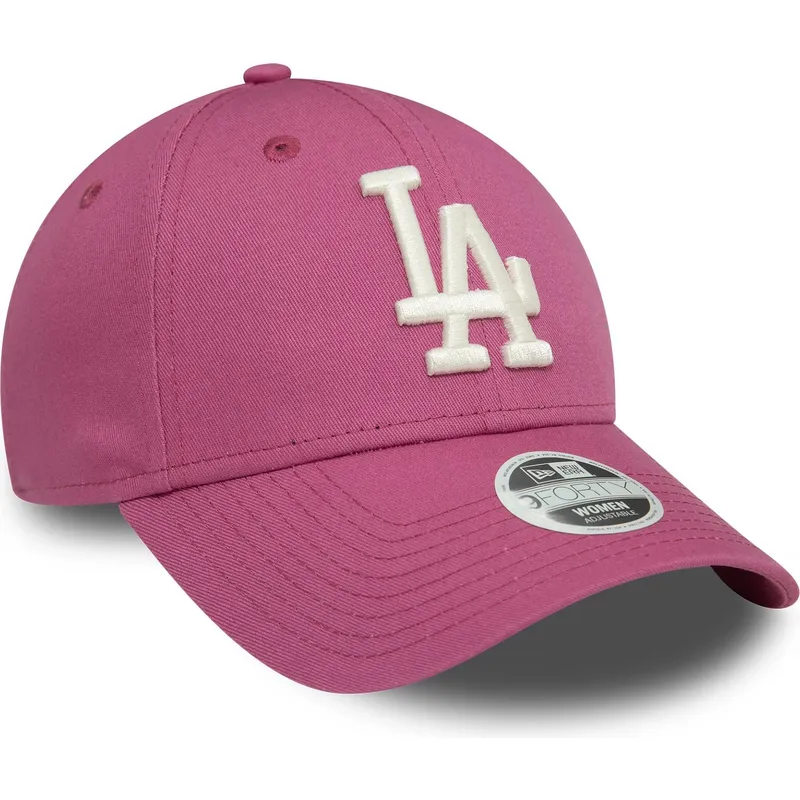 kepsar-curva-rosa-justerbart-band-9forty-league-essential-fran-los-angeles-dodgers-mlb-av-new-era